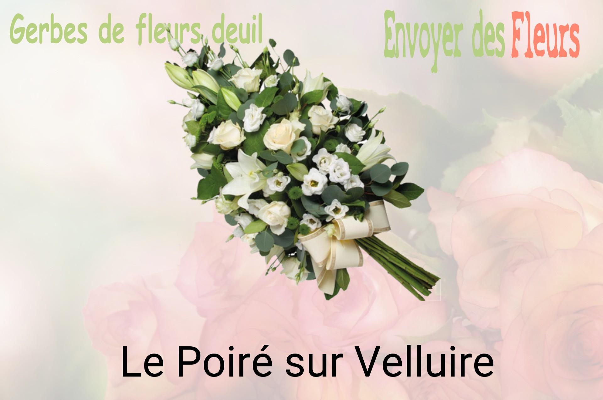 Gerbe de fleurs de deuil livrée à Le Poiré-sur-Velluire
